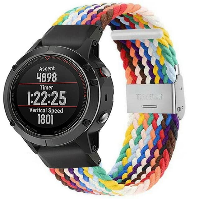 Flettet Elastik Armbånd Garmin Fenix 5 - Army