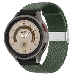 Flätat Elastiskt Armband Samsung Galaxy Watch 5 Pro (45mm) - Army