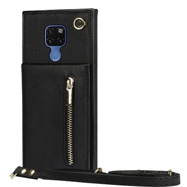 Zipper kaulakorukotelo Huawei Mate 20 - Musta