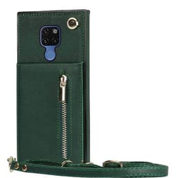 Zipper necklace case Huawei Mate 20 - Grön