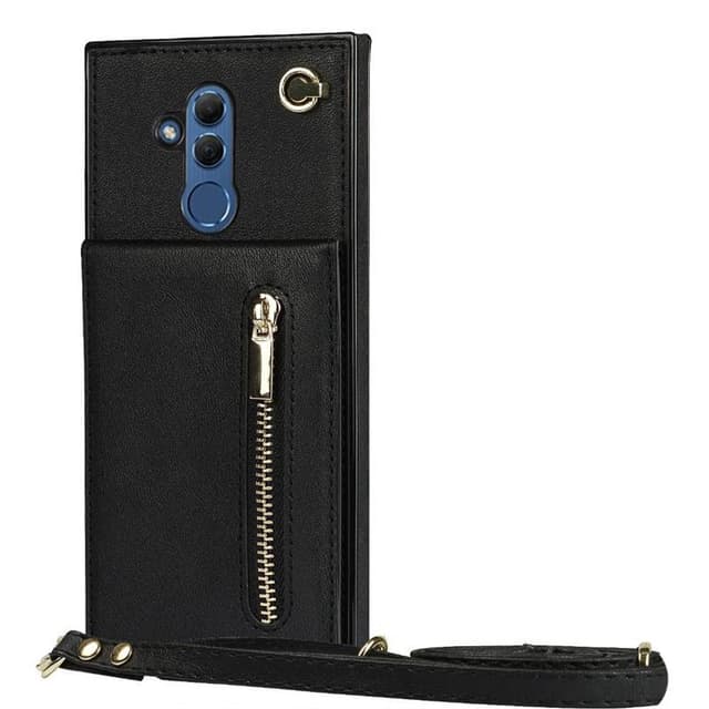 Zipper halskæde etui Huawei Mate 20 Lite - Sort