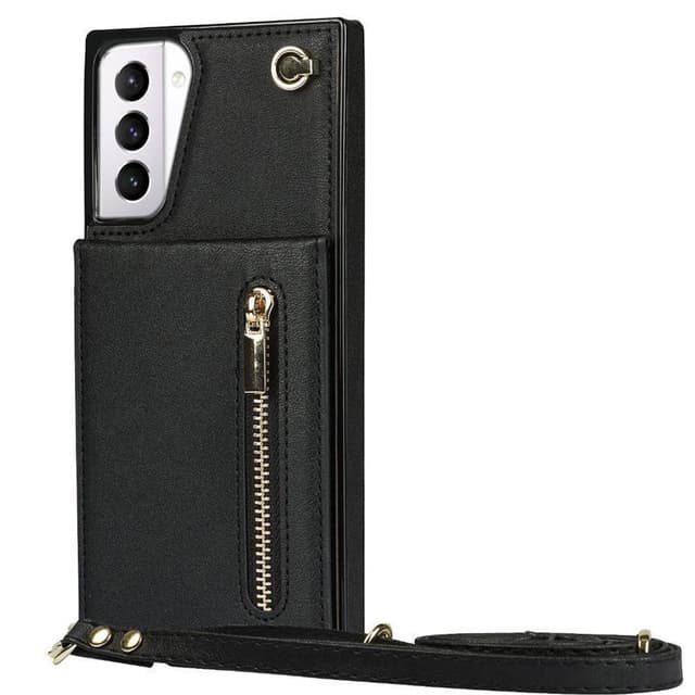 Zipper necklace case Samsung Galaxy S21 Plus - Svart
