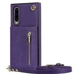 Zipper kaulakorukotelo Huawei P30 - Violetti
