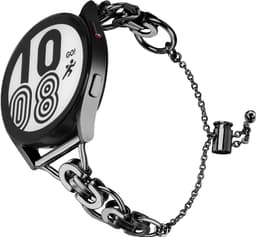 Urrem Huawei Band 3/3 Pro/4 Pro Rustfrit stål Sort 20 mm