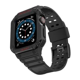 INF Kellon ranneke PC/TPU Musta Apple Watch 1-7 Gen 42/44/45 mm