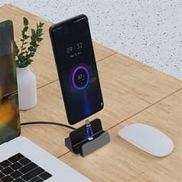 Latausteline magneettiliittimillä Lightning / USB Tyyppi-C / Micro USB