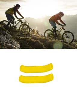 Överdrag för bromshandtag till cykel 1 par Gul all models