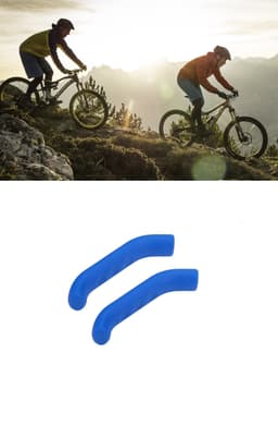 Sykkelbremsehåndtak Anti-skli Blå all models