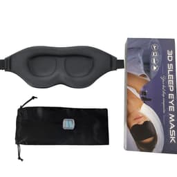 Ultramjuk sovmask Musta