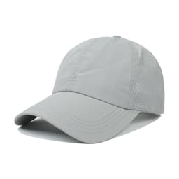 Baseballcaps med hestehaleåpning Lysegrå