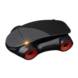 Auton muotoinen matkapuhelinteline, jossa tuoksu 360 astetta pyörivä Musta