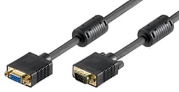 Goobay Full HD SVGA-skärmförlängning, Guldpläterad