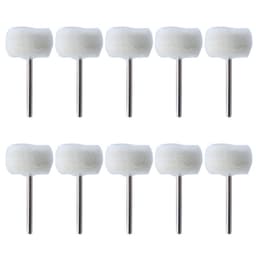 Kiillotuspää poralle 10 kpl Valkoinen 3 mm