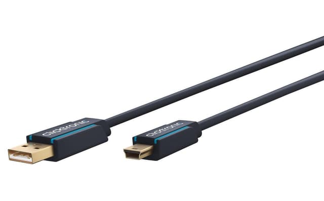 Adapterkabel fra USB-A til Mini USB-B 2.0