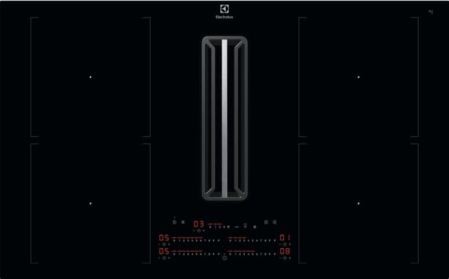 Electrolux Serie 800 Induktionshäll med fläkt HHOB875S (83cm)
