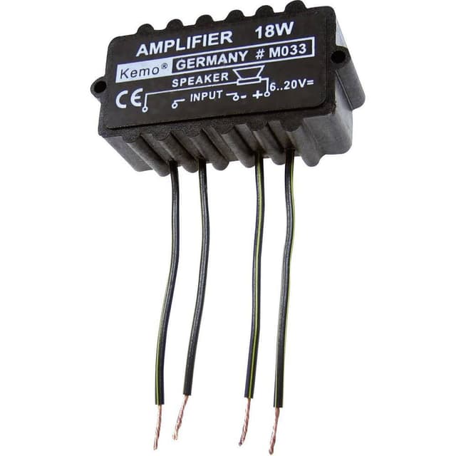 Kemo M033N Mono-forstærker Byggemodul 9 V/DC, 12 V/DC,