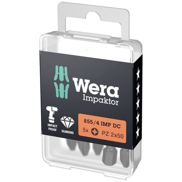 Wera 05057661001 Krydskærv-bit 5 stk