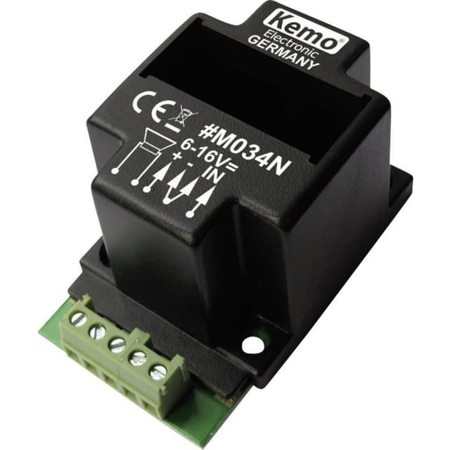 Kemo M034N Mono-forstærker Byggemodul 6 V/DC, 9 V/DC,
