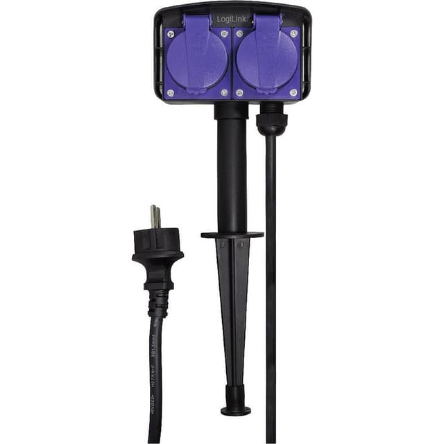 Trädgårdsstickkontakt LogiLink LPS214 N/A N/A
