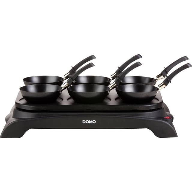 DOMO DO8710W Wok 6 pannor Svart