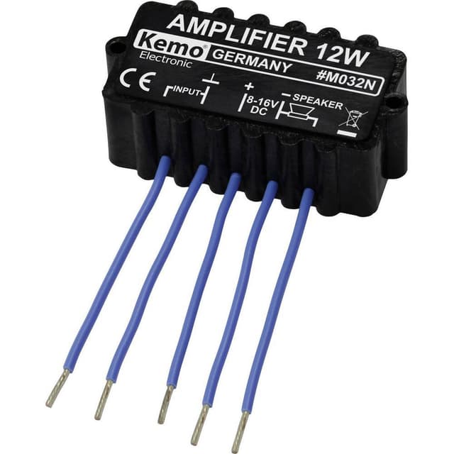 Kemo M032N Mono-forstærker Byggemodul 6 V/DC, 9 V/DC,