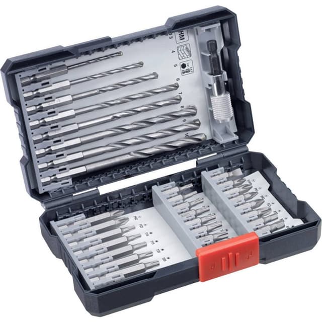 Borr- & bitssats 33 delar kwb 108940