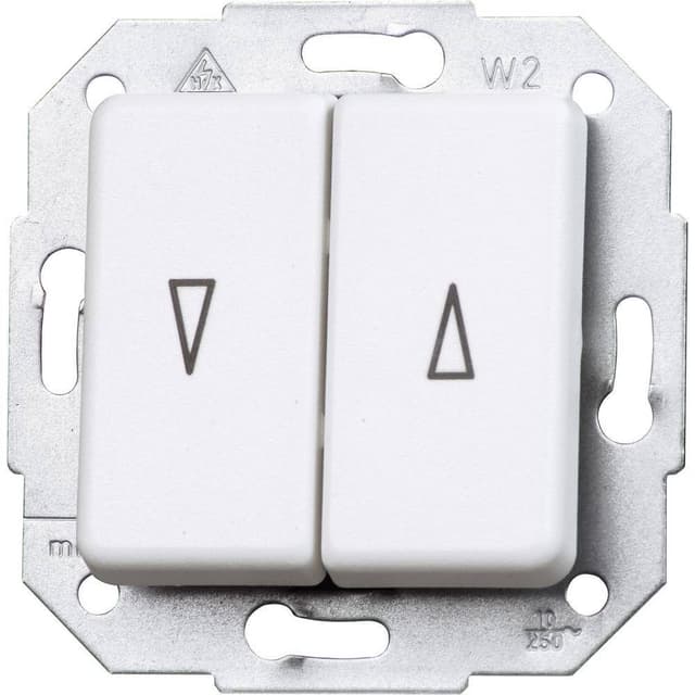 Kopp 614513080 Jalousi-kontakt Indsats Europa Arktis-hvid, Mat