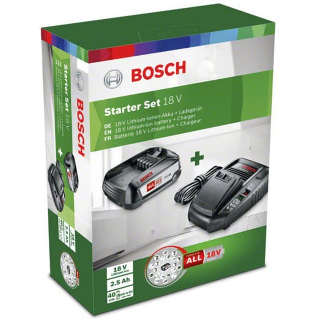 Home and Garden Battery Set Starter Set 18 V