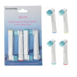 Vaihtohammasharjan päät EB-17D 4 kpl Monivärinen Braun Oral-B D4510