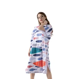 Beach Cape håndkle hette badehåndkle mykt mikrofiber Flerfarget