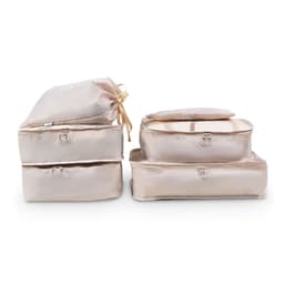 Oppbevaringsposer til kofferter 6 stk Beige