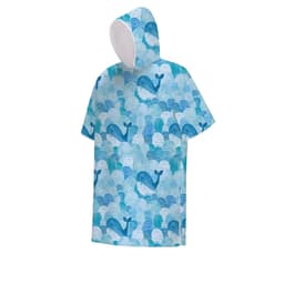 Whale Beach kylpypyyhe hupulla Digitaalinen printti kaksipuolinen fleece Adult Monivärinen