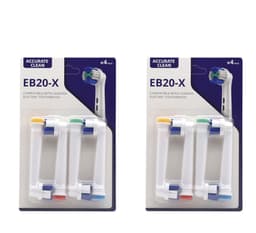 Vaihdehammasharjan päiden tarkka puhdistus 8 kpl Monivärinen Braun Oral-B D4510