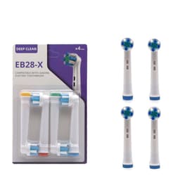 Vaihtohammasharjan päiden syväpuhdistus 12 kpl Monivärinen Braun Oral-B D4510