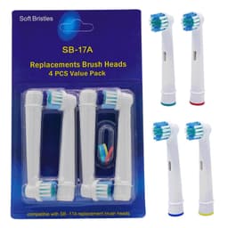 Vaihdehammasharjan päät SB-17A 16 kpl Monivärinen Braun Oral-B D4510