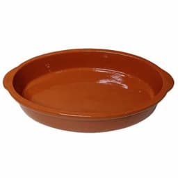Ildfast form Oval av Terracotta 23x40