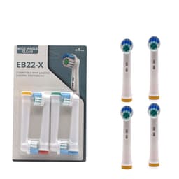 Udskiftning af tandbørstehoveder vidvinkelrensning 12-pak MultiColor Braun Oral-B D4510