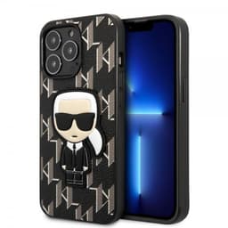 Karl Lagerfeld iPhone 13 Pro Skal Monogram Iconic Patch Svart