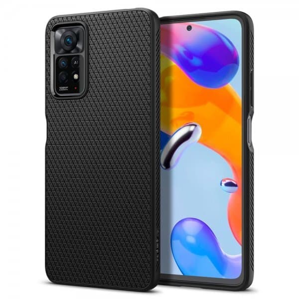 Spigen Xiaomi Redmi Note 11 Pro Skal Liquid Air Matte Black