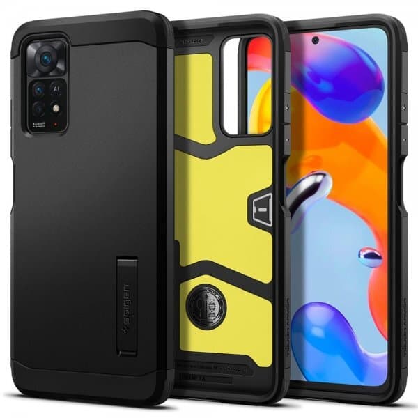 Spigen Xiaomi Redmi Note 11 Pro Skal Tough Armor Svart