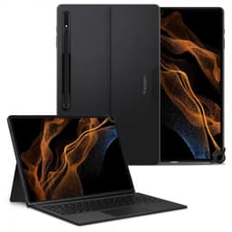 Spigen Samsung Galaxy Tab S8 Ultra Kuori Thin Fit Pro Musta