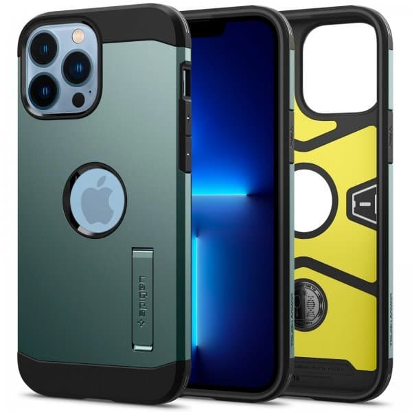 Spigen iPhone 13 Pro Skal Tough Armor Midnight