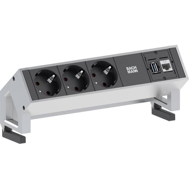 Bachmann 902.501 Grenuttag 3x Svart, Silver