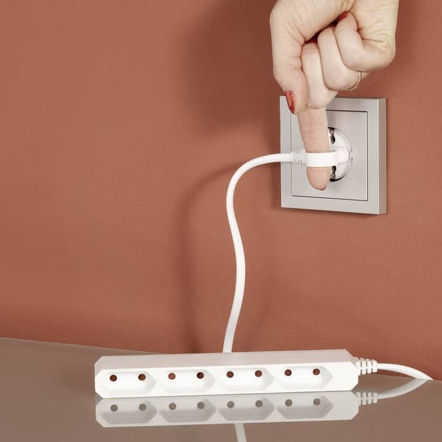 GAO 0254 Stikdåseliste 4x Hvid Euro-stik 1 stk