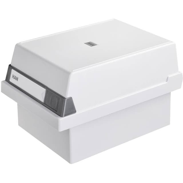 HAN 967-11 Kartoteksbox Ljusgrå max. antal kort: 800