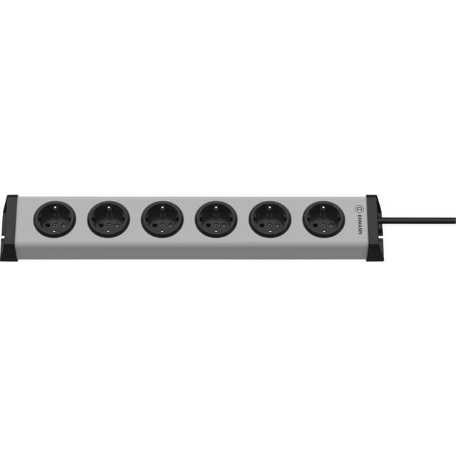Ehmann 0200x00062301 Stikdåseliste 6x Grå, Sort Stik