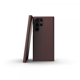 Nudient Samsung Galaxy S22 Ultra Kuori Thin Case V3 Sangria Red