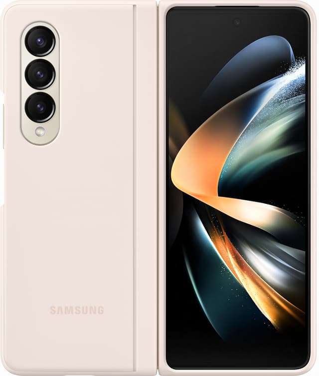 Samsung Galaxy Z Fold 4 slankt stativdeksel (sand)