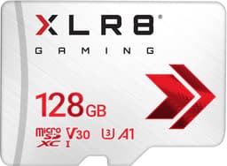 PNY XLR8 Gaming Class 10 U3 V30 microSDXC Flash Memory Card - 128GB