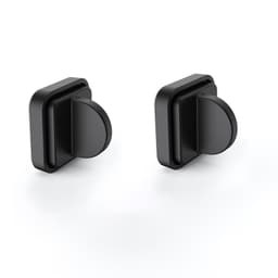 Veggfeste for valpematte 2-Pack Svart